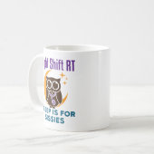 夜勤RT睡眠は妊娠のためのもの コーヒーマグカップ (正面左)