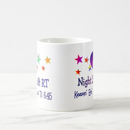 夜勤RT--おもしろいな呼吸のセラピーのギフト コーヒーマグカップ (中央)