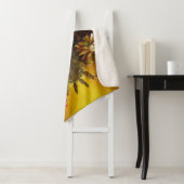 夜咲きのセレウス – サボテンの花 シェルパブランケット (インサイチュ)