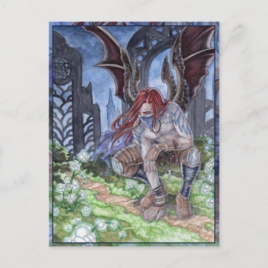 夜咲きのポストカード ポストカード (正面)