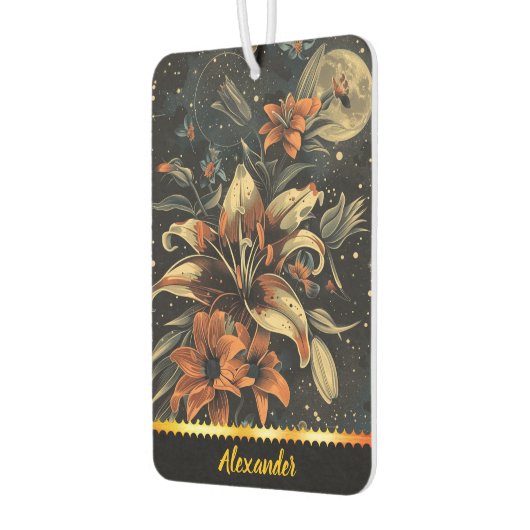 夜咲きの宇宙庭園 カーエアーフレッシュナー (左)