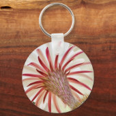 夜咲きサボテンの花 キーホルダー (正面)