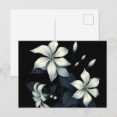 夜咲くジャスミンの暗色植物 ポストカード (正面/裏面)