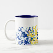 夜咲くCereusのコーヒー・マグ ツートーンマグカップ (左)