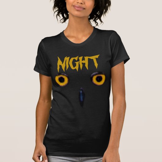 夜型の人のワイシャツ Tシャツ (正面)