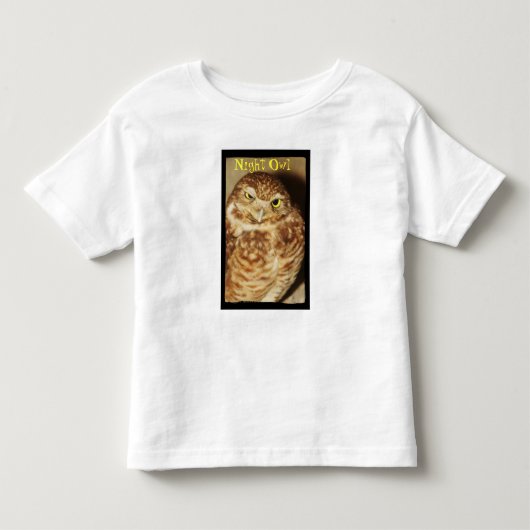 夜型の人の幼児のTシャツ トドラーTシャツ (正面)