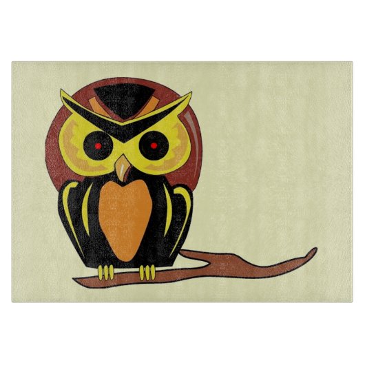 夜型の人 カッティングボード (正面)