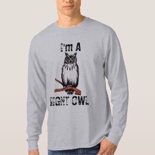 夜型の人-スエットシャツ Tシャツ