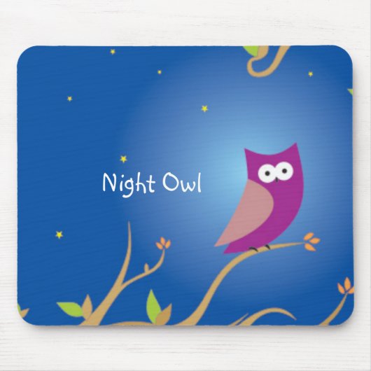 夜型の人 マウスパッド (正面)