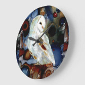 夜型の人 ラージ壁時計 (傾斜)