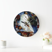 夜型の人 ラージ壁時計 (ホーム)