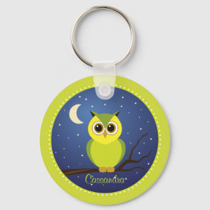 夜型の人Keychain キーホルダー