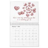 夜型フクロウの不気味なグラフィックカレンダー カレンダー (2月 2026)