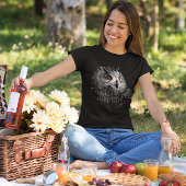 夜型フクロウ鳥図 Tシャツ