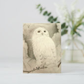 夜型フクロウ ポストカード (スタンド正面)