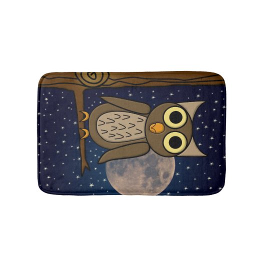夜型人間 バスマット (正面)