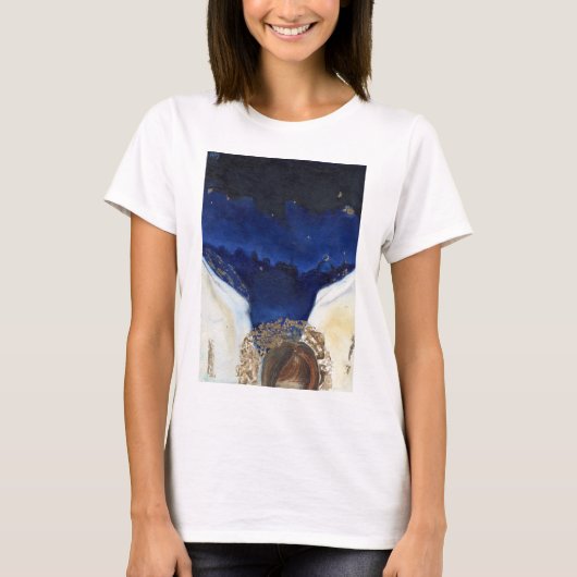 夜天使は彼の翼2014年を得ました Tシャツ (正面)