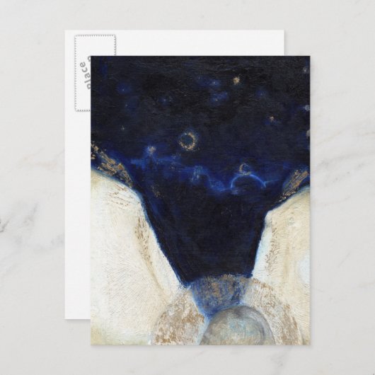 夜天使は彼の翼2 2013年を得ました ポストカード (正面/裏面)