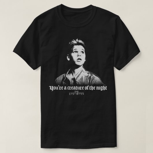 夜失ったの男の子 Tシャツ (デザイン正面)