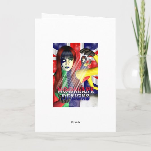 、夜小妖精や小人とのクリスマスの前に素晴らしい シーズンカード (裏面)