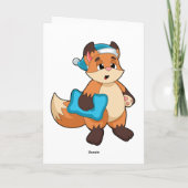 夜帽を被った狐 カード (裏面)