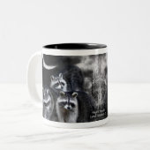 夜強盗の芸術のマグ ツートーンマグカップ (正面左)