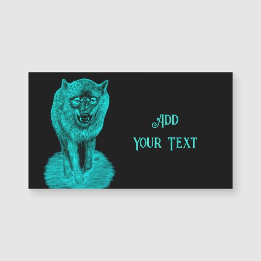 夜怒の黒い狼 (正面)