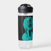 夜怒の黒い狼 ウォーターボトル (正面)