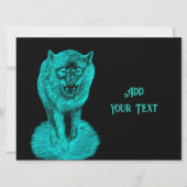 夜怒の黒い狼 カード (正面)