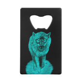 夜怒の黒い狼 クレジットカード栓抜き (裏面)