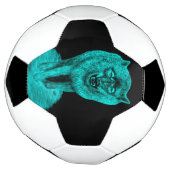夜怒の黒い狼 サッカーボール (回転)