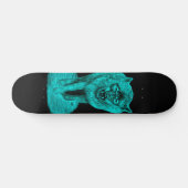 夜怒の黒い狼 スケートボード (横)