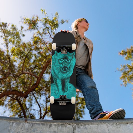 夜怒の黒い狼 スケートボード (室外1)