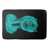 夜怒の黒い狼 バスマット (正面)