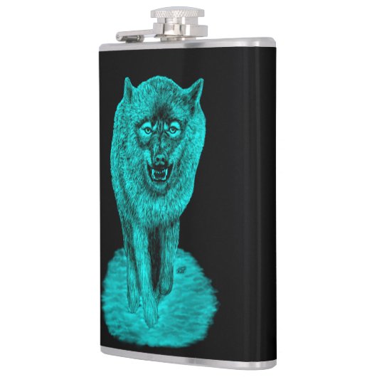 夜怒の黒い狼 フラスク (左)