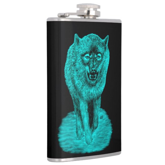 夜怒の黒い狼 フラスク (右)