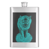 夜怒の黒い狼 フラスク (正面)