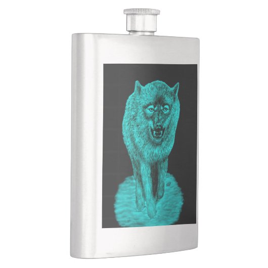 夜怒の黒い狼 フラスク (右)