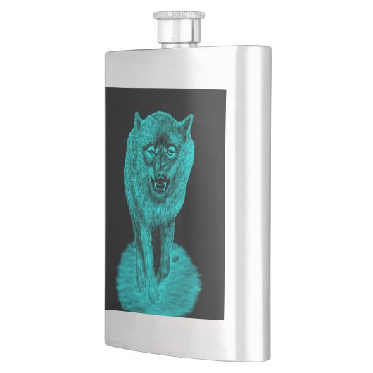夜怒の黒い狼 フラスク (左)