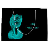 夜怒の黒い狼 ラージペーパーバッグ (裏面)