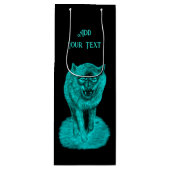 夜怒の黒い狼 ワインギフトバッグ (正面)