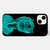 夜怒の黒い狼 Case-Mate iPhoneケース (裏面 (横))