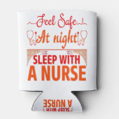 夜感じはナースで寝ても安全だ 缶クーラー (裏面)