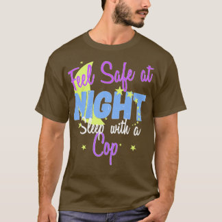 夜感じは無事で警官のtシャツと一緒に寝る tシャツ