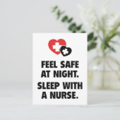 夜感じは無事。ナースで寝る。 ポストカード (スタンド正面)