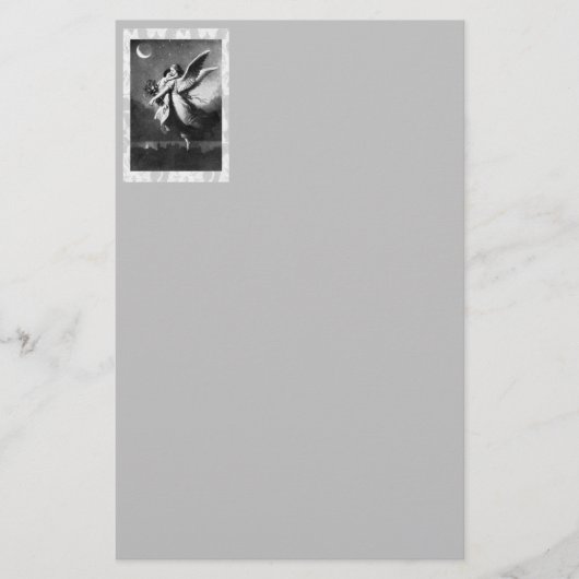 夜文具の守護天使 便箋 (正面)