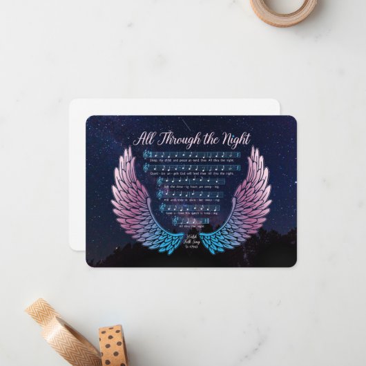 夜文房具 ノートカード (正面/裏面インサイチュ)