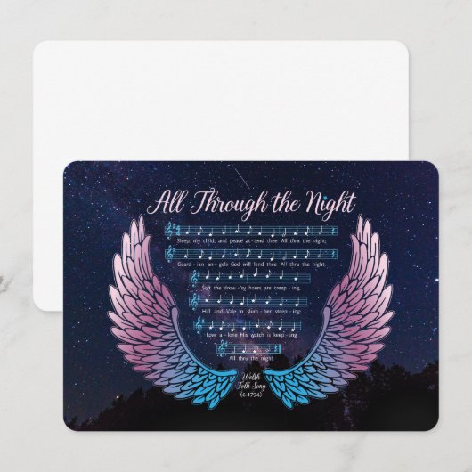 夜文房具 ノートカード (正面/裏面)