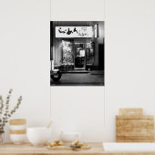 夜日本ののラーメン店 ポスター (キッチン)