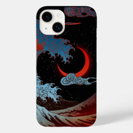 夜日本の絵画海の芸術 Case-Mate iPhone 14ケース